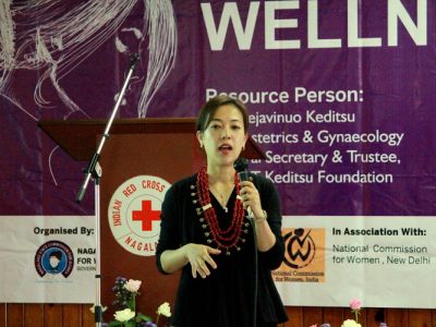 9th June 2018. Dr. Thejavinuo delivers a lecture on " Women and Wellness"