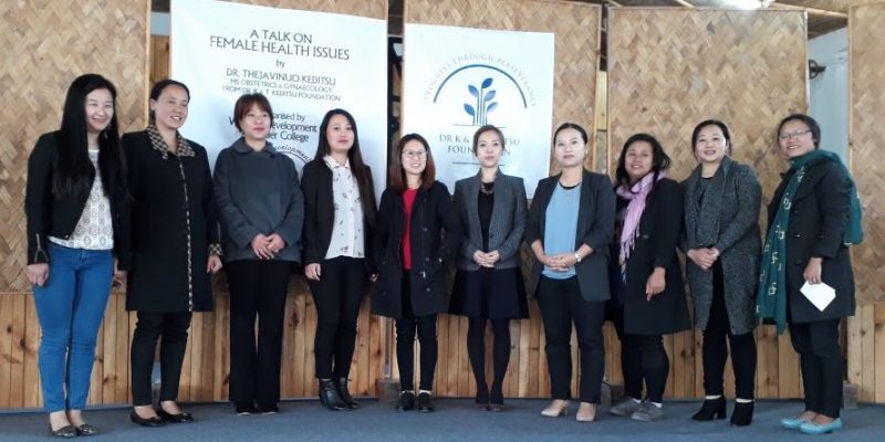 3rd March 2018: With the Women Development Cell, Alder College, Kohima, Nagalnd