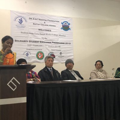 28th February 2019: Solidarity Students’ Exchange Programme Valedictory Function at East Gate Hotel, Kohima