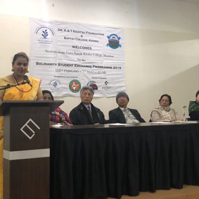 28th February 2019: Solidarity Students’ Exchange Programme Valedictory Function at East Gate Hotel, Kohima