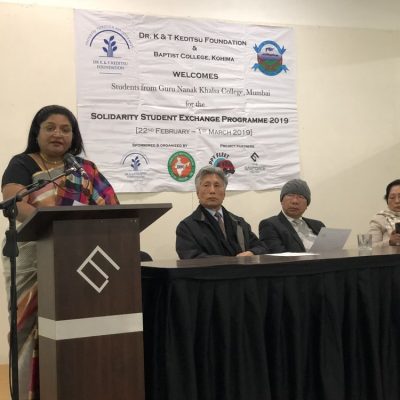 28th February 2019: Solidarity Students’ Exchange Programme Valedictory Function at East Gate Hotel, Kohima