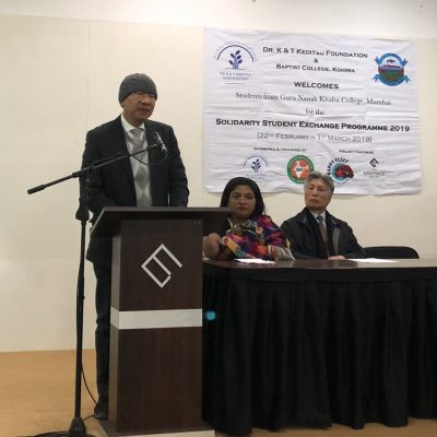 28th February 2019: Solidarity Students’ Exchange Programme Valedictory Function at East Gate Hotel, Kohima