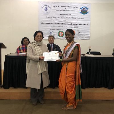 28th February 2019: Solidarity Students’ Exchange Programme Valedictory Function at East Gate Hotel, Kohima