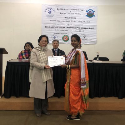 28th February 2019: Solidarity Students’ Exchange Programme Valedictory Function at East Gate Hotel, Kohima