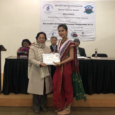 28th February 2019: Solidarity Students’ Exchange Programme Valedictory Function at East Gate Hotel, Kohima