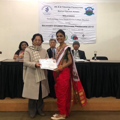 28th February 2019: Solidarity Students’ Exchange Programme Valedictory Function at East Gate Hotel, Kohima
